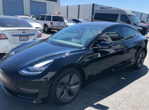 Tesla Chrome Delete Handles - Black