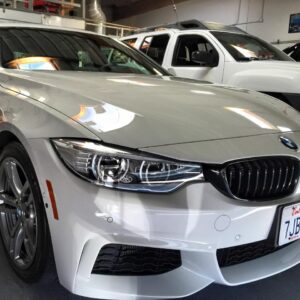 White BMW ceramic coating paint protection