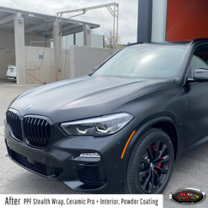 BMW SUV PPF Stealth Wrap, Ceramic Pro & Powder Coating